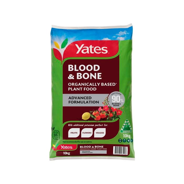 Yates 10kg Blood & Bone Organically Based Plant Food Advanced Formulation
