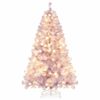 Costway 1.8M Pre-Lit Xmas Christmas Tree w/250 LED Light Lavender Purple