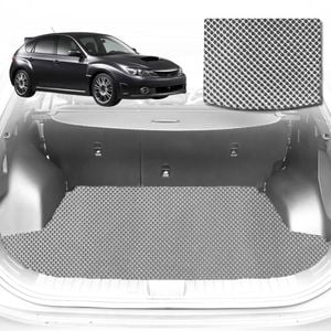 6D Diamond Car Boot Mat for Subaru Impreza G32007-2011-Sedan-Cargo Mat-Grey-Outback GT