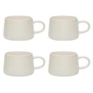 4PK Ecology Ottawa Calico Stoneware Drinking Mug 365ml