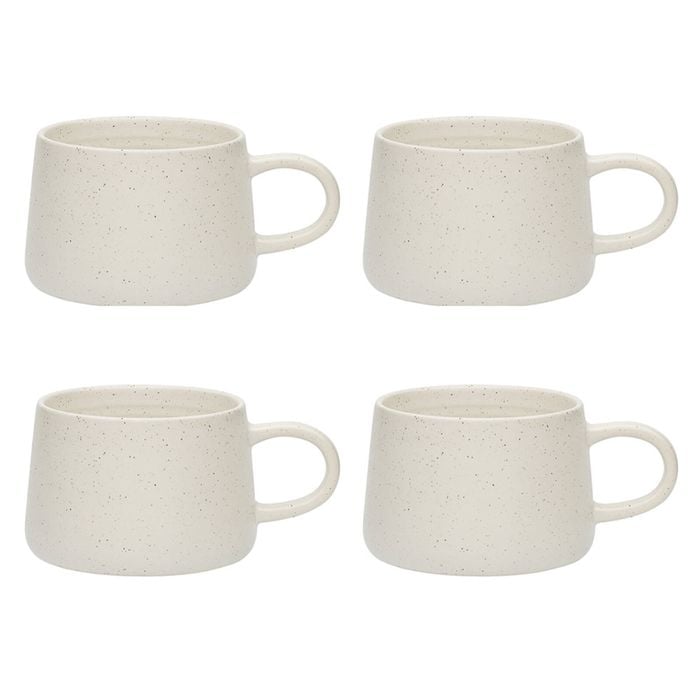 4PK Ecology Ottawa Calico Stoneware Drinking Mug 365ml