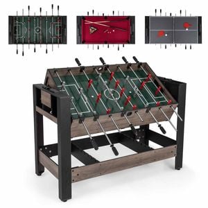 Costway 3 In 1 Swivel Multi Game Table Foosball/billiard/ping Pong