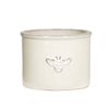 Northcote Pottery 26 x 19cm White Glazed Bee Terracotta Planter