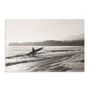 Artey | BW Surfer - Stretched Canvas - Stretched Canvas - 55 x 70cm