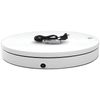 Christabelle 80cm 200kg Commercial Electric Shop Display Rotating Turntable Platform with Power Outlet - White