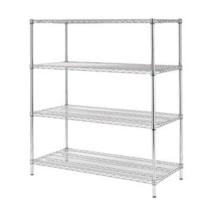 Vogue Wire Shelving Kit 4 Tier 1830x610mm Commercial Storage Kitchen Rack