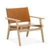 Enzo Coco Tan Leather Sling Armchair