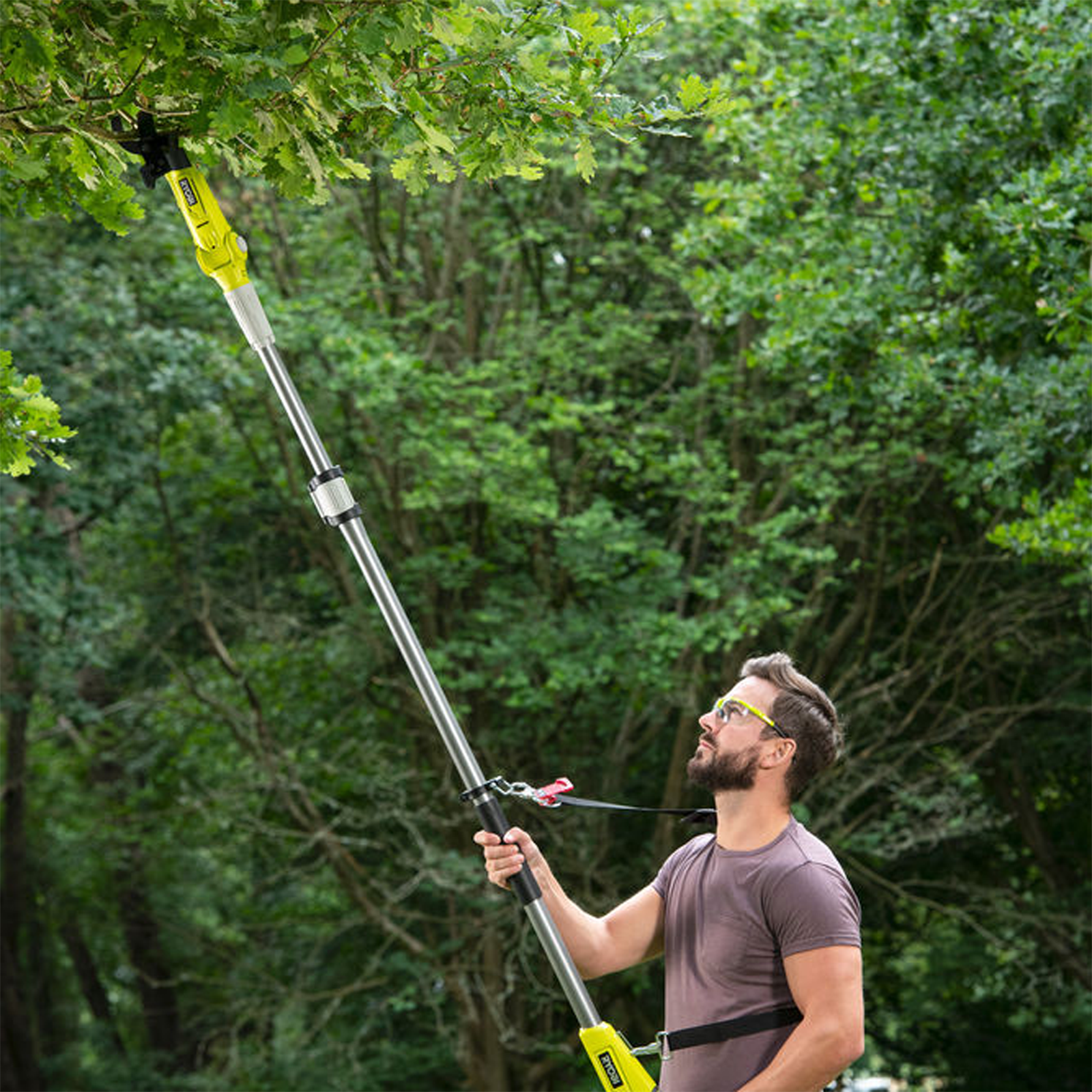Ryobi One 18V Cordless 32mm Bypass Telescopic Pole Lopper Attachment OLP18 Bunnings Australia
