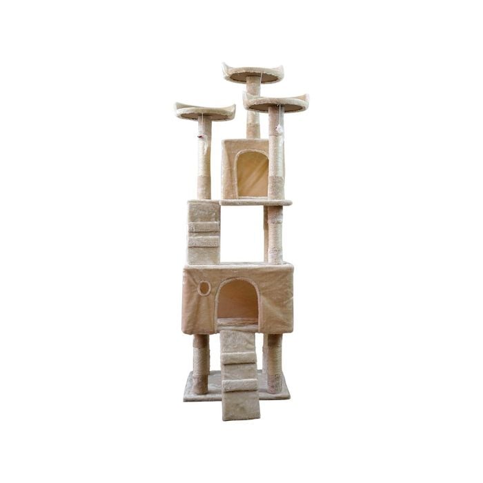 Furtastic 170cm Cat Tree Scratching Post - Beige