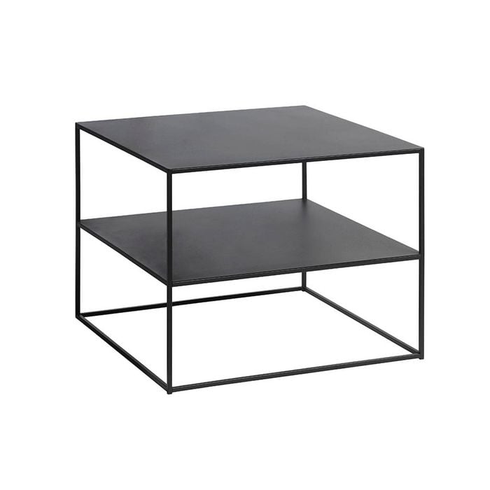 Modern Furniture PEBBLE Coffee Table 65x65cm - Black