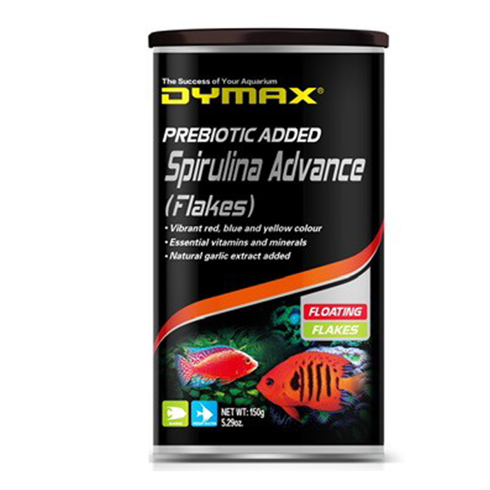 Dymax Spirulina Advance Floating Flakes 150g (DM546)