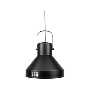 Brilliant Degraves 35cm Matte Black DIY Large Industrial Style Pendant Light