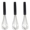 3PK KitchenAid Soft Touch Whisk Utensil Nylon 27cm - Black