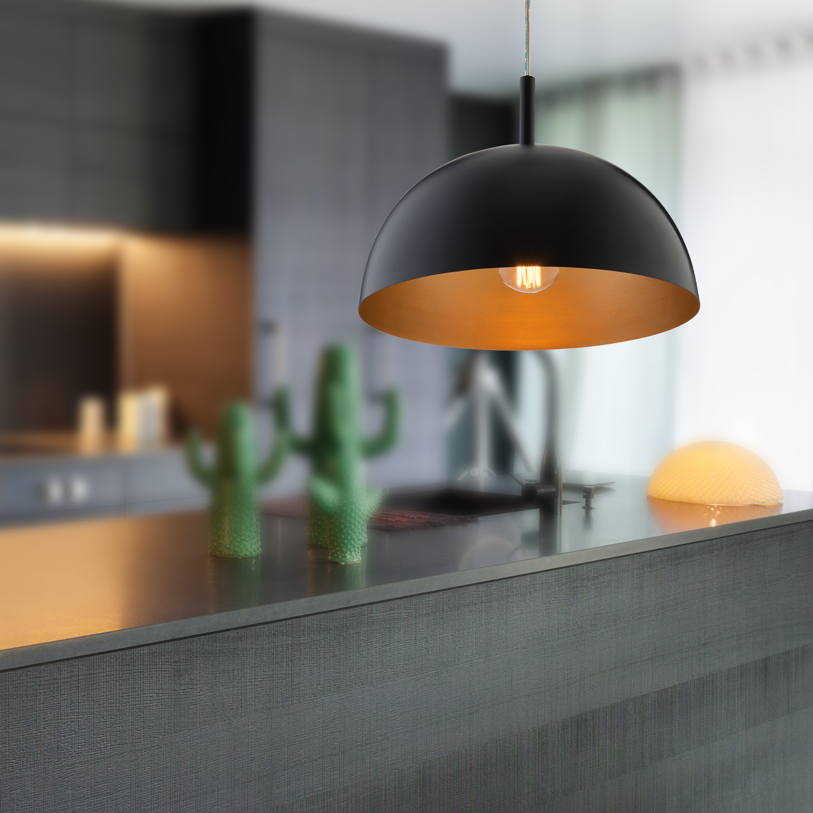 Bunnings black pendant light sales
