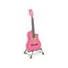38in Cutaway Acoustic Guitar with guitar bag - Pink