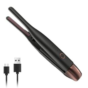 Catzon Cordless Hair Straightener 4 Temps 10s Heat Up Travel-black
