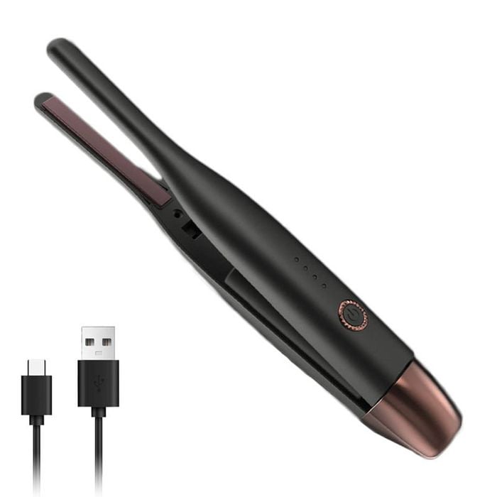 Catzon Cordless Hair Straightener 4 Temps 10s Heat Up Travel-black