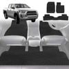 6D Diamond Car Floor Mats for Toyota Hilux Double Cab 2015-Current-Full Set-Black-Outback GT