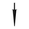 PEAK No-Dig Mesh Fencing 350mm Black Steel Fence Post Spike