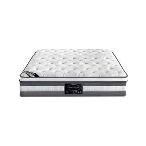 Mattress Euro Top King Size Pocket Spring Coil with Knitted Fabric Medium Firm 34cm Thick
