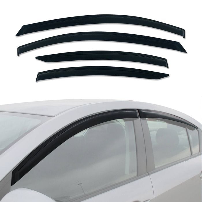 AUSGO Weather Shields for Mazda 3 BL Series Sedan 2009-2013 Weathershields Window Visors Wind Deflectors