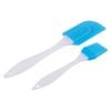2pc Silicone Pastry Brush & Spatula Set - Blue