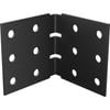 Dunnings 100 x 100 x 105 x 3mm Black Heavy Duty Angle Bracket Plate