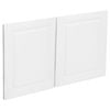 Kaboodle 1000mm Vanilla Essence Heritage Fridge Cabinet Doors - 2 Pack