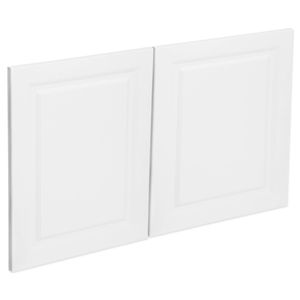 Kaboodle 1000mm Vanilla Essence Heritage Fridge Cabinet Doors - 2 Pack