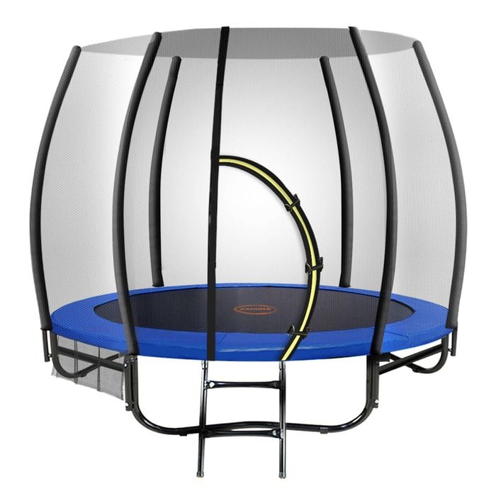 Kahuna 8ft Twister Springless Trampoline - Blue