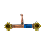 Brasshards 15mm x 75mm Right Angle Shower Assembly Riser with No Tails