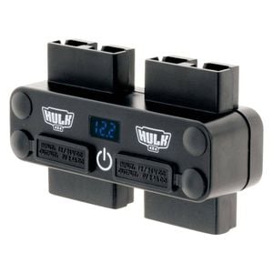Hulk 4 Way DC Power Adaptor w/ Anderson USB & Voltmeter Touch Switch 12/24V
