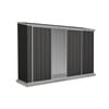 Absco Sheds 3.0 x 0.78 x 1.95m Monument Ezislider Double Sliding Door Garden Shed
