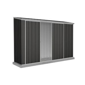 Absco Sheds 3.0 x 0.78 x 1.95m Monument Ezislider Double Sliding Door Garden Shed
