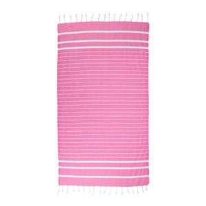 Light Pink Thin Turkish Beach Towel - 100cm x 160cm