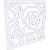 ProtectorAl 300 - 940 x 300 - 940mm Surfmist Roses Framed Composite Decorative Panel