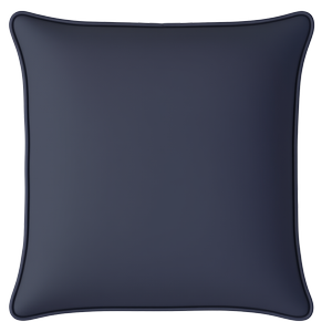 Mojo 60cm Solid Navy Cushion Cover with Pipe