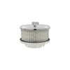 4" X 2" Air Cleaner Kit Chrome to Suit 2-5/8" Neck Carb, with 2-5/16" Adaptor