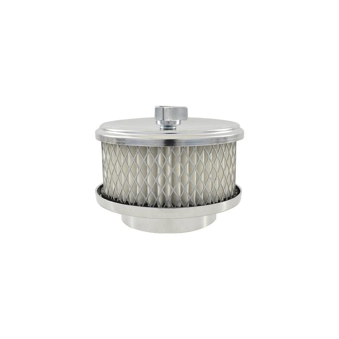 4" X 2" Air Cleaner Kit Chrome to Suit 2-5/8" Neck Carb, with 2-5/16" Adaptor
