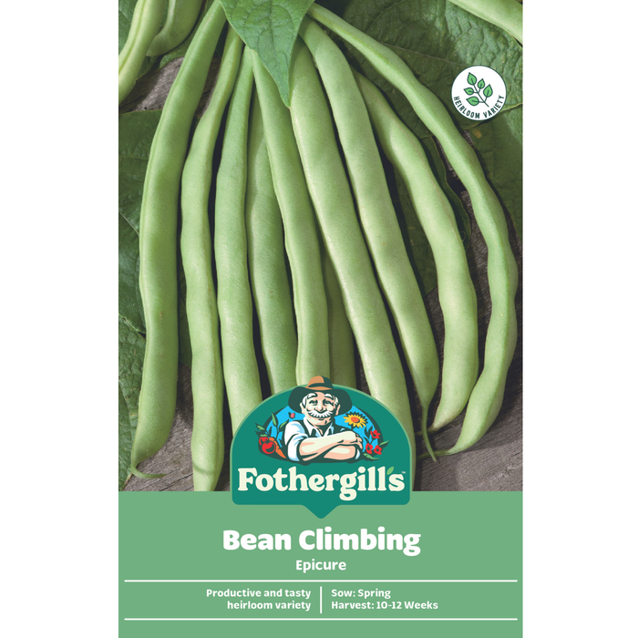Fothergill's Epicure Climbing Bean Vegetable Seeds