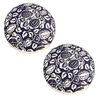 SOGA 2 Pack 45cm Pouffe Cushions Polyester Cotton with EPP Filling