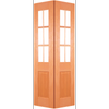 Woodcraft 2040 x 820 x 35mm Internal Bifold Door 6Lite Clear Glass