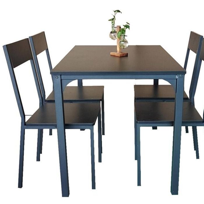 YES4HOMES 5 Piece Kitchen Dining Room Table and Chairs Set Furniture