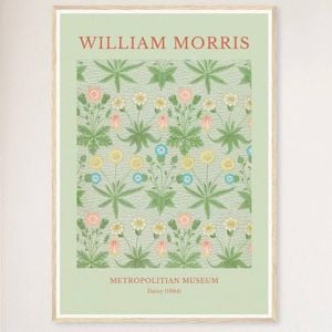 Galrie William Morris Daisy Print from Metropolitan Museum - Timeless Elegance (1864), Wood Frame, A0 84 x 119cm (33 x 47inch)