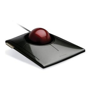Kensington SlimBlade Wired Ambidextrous Trackball Optical Mouse - Black [72327]