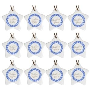 12x LVD Hang Star Xmas Hamptons Decorative Sculpture Ornament Home/Lounge Decor