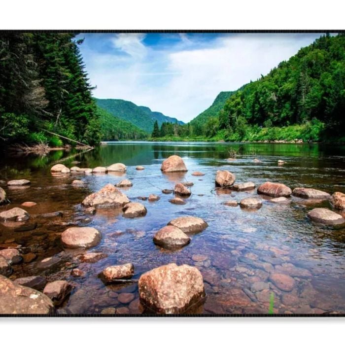 View Of Jacques Cartier River  Print 100% Australian Made 90x60cm  (Poster)