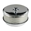 6-3/8" X 3" Air Cleaner Kit Chrome to Suit 5-1/8" Neck suits Holley Edelbrock