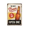 Nostalgic-art Medium Sign Plaque 20x30cm Metal The Best Beer Is An Open One