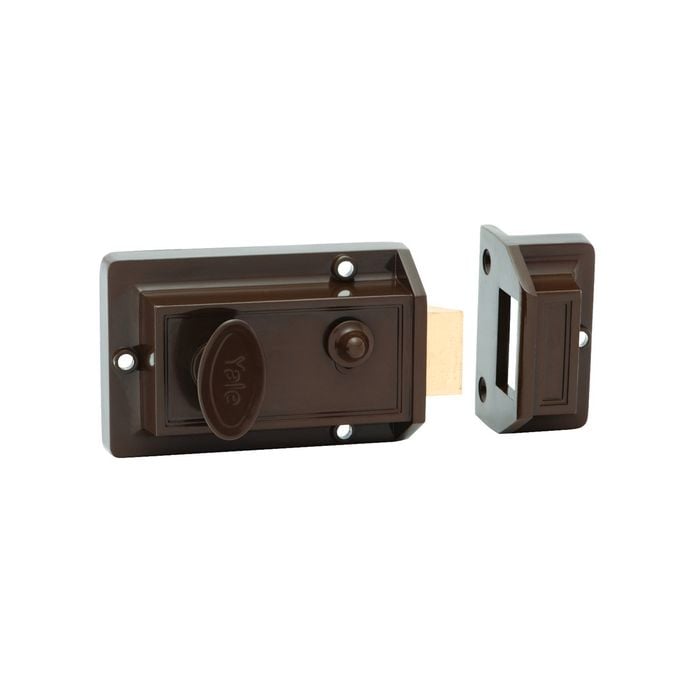 Yale Brown Night Latch